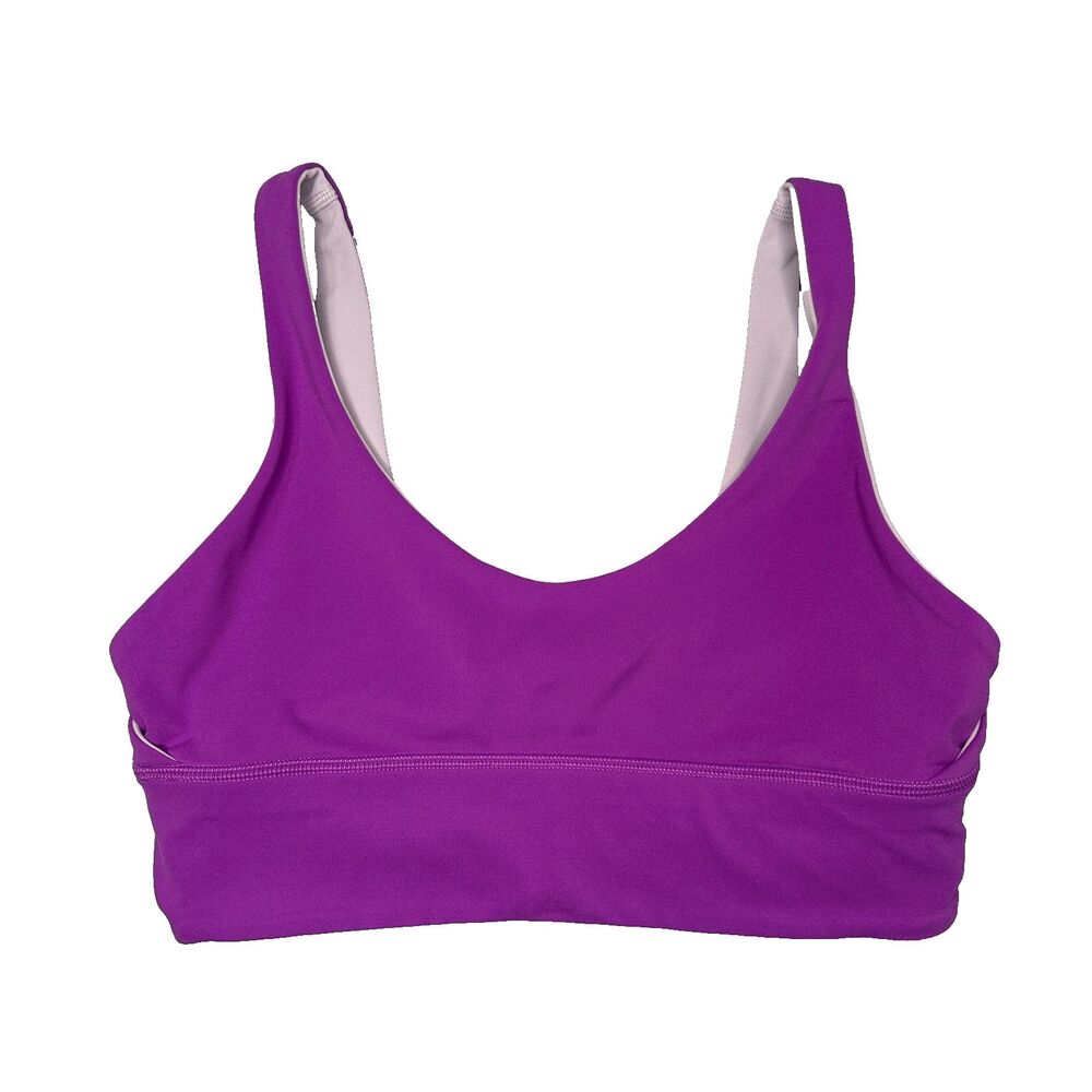 Lululemon Reversible Align Sports Tank Bra Purple Size 10